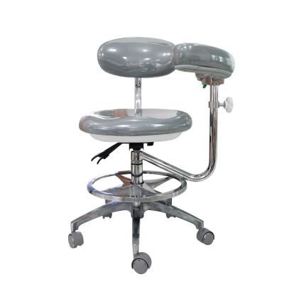 China Hot Sale AliGan Metal Dental Equipment High Price Metal Adjustable Medical Dental Doctor Chair With Armrest for sale