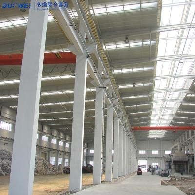 China Modern DUOWEI prefabricated steel structure materials for workshop and shopping mall for sale