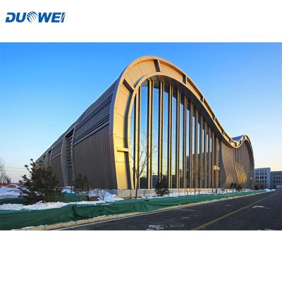 China Hotel China Duowei Arch Steel Structure Building For Gym Hotel Or Supermarket for sale