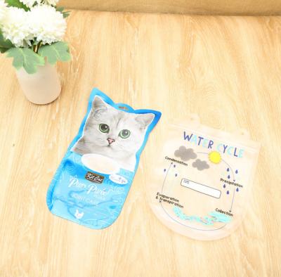 China Popular Moisture Proof Strong Sealing Engraving Printing Plastic Dog Treats With Slider Zipper Lock Food Packaging Bag Slider Zip Lock Bag for sale