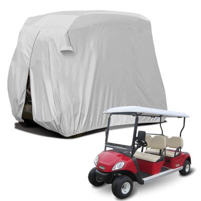 China Protect Outdoor Waterproof Christmas Tree Decorations 4 Passenger Golf Cart Rain Cover for sale