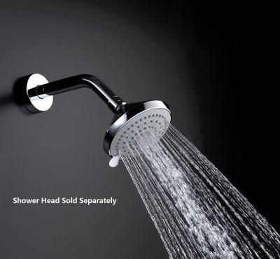 China Without Turnout Round Square Brass Bathroom Shower Arm With Flange for sale