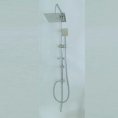 China With Slide Bar Fashion Design Stainless Steel Cheap Bathroom Shower Mixer Set for sale