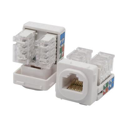 China Telecom TM-8103 RJ45 Cat6 8P8C Australia Clipsal Type 90 Degree Keystone Jack for sale