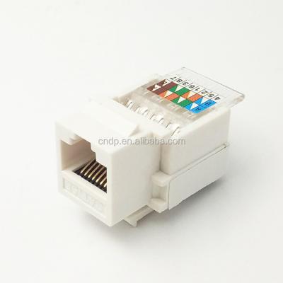 China RJ45 Type Cat6 UTP Toolless Female Network Amp Modular Jack for sale