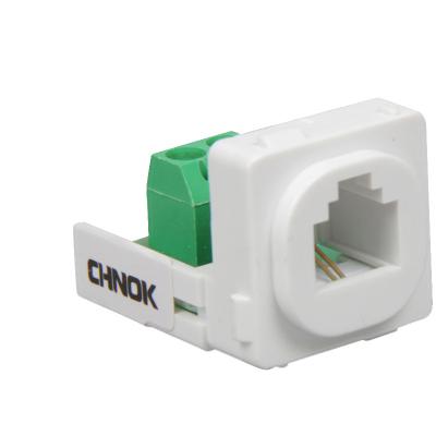 China Keystone Cat3 RJ11 Telephone Jack RJ11 Keystone Jack RJ11 Telephone Jack Connector for sale