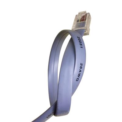 China Computer Networks UTP Cat5e RJ45 Network Gigabit Ethernet Flat Patch Cable for sale