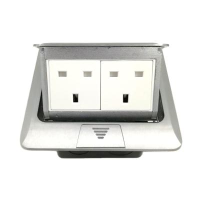 China Residential / Multipurpose Waterproof Concealed Floor Outlet Box Outlet Sockets Automatic Type Floor Sockets for sale