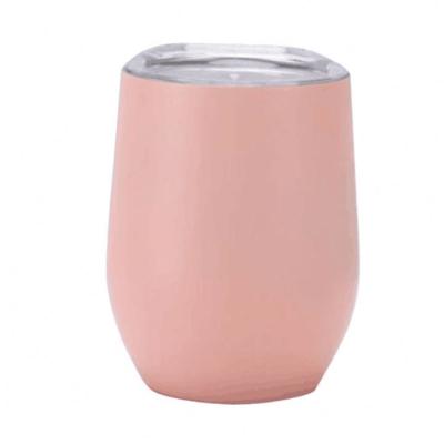 China Sustainable Rose Tumbler Coffee Mug Stainless Steel Thermal Coffee Mug for sale