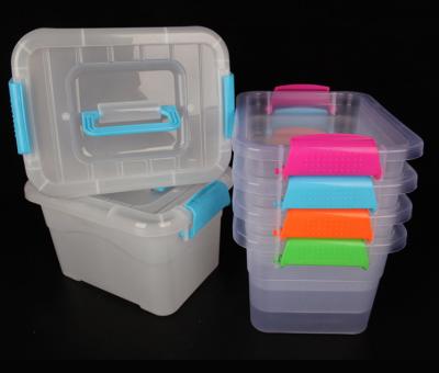 China Gift & Craft food grade multi-functional multi-standard plastic storage box transparent storage box 29*19*15CM for sale