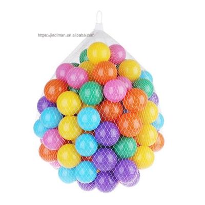 China 100 Packs PE Eco-friendly Material Multicolor Colorful Soft Toy Ocean Soft Pool Play Ball Plastic Pits For Kids for sale