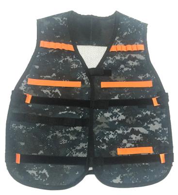 China Nylon/PA Adjustable Elite Padded Tactical Vest with Storage Pouch for Nerf N-Strike Elite Series Blasters Kid Toy Play for sale