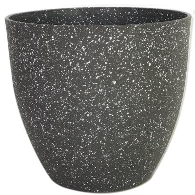 China Minimalist Gardening Flower Green Plant Frosted Imitation Stone European Flower Pot Thickened Durable Plastic Flower Pots for sale