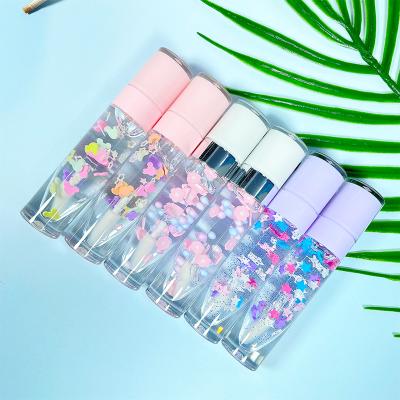 China Vegan Private Label Lip Gloss Waterproof Foundation Moisturizer Natural Clear Repair Lip Plumper Oil for sale