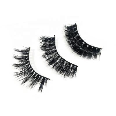 China Long Natural 3D Custom Logo Layered Look Mink Eyelashes Super High Cost Performance Faux Mink Eyelashes for sale