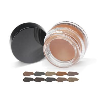 China Wholesale Waterproof Long Lasting Eyebrow Pomade 10 Color Waterproof Eyebrow Your Own Brand Eyeshadow Gel for sale