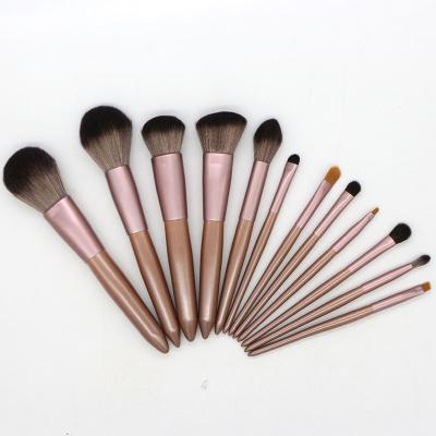 China Angular Blush Makeup Tools Kit Brush Edge Eyebrow Eyelash Lip Makeup Brushes No Logo for sale