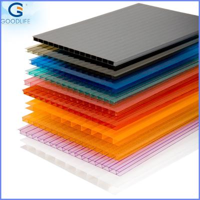 China Strong UV Extruder Colored Polycarbonate Sheet Policarbonato With Transparency for sale