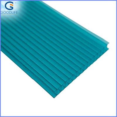 China Excellent Bayer GoodLife Material SGS Certificate Strong Virgin Road Barrier Green Polycarbonate PC Sheet for sale