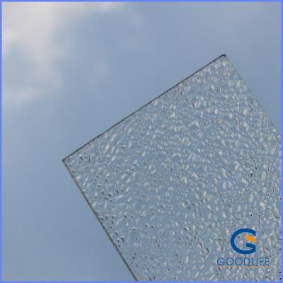 China Strong Diamond Clear Embossed Polycarbonate PC Sheet for sale