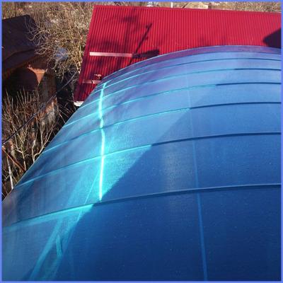 China Strong SGS Certificate Low Cost UV Polycarbonate Sheet For Rain Cover for sale