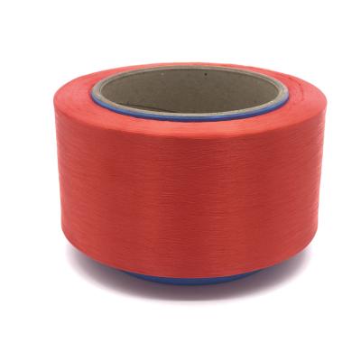 China Sustainable Recycled Polyester Dope Dye Thread FDY 20-600D Colored Yarn Polyester FDY YARN for sale