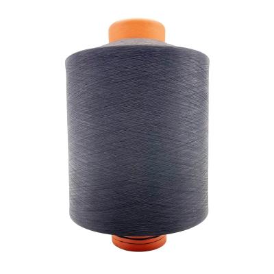 China OEM Durable Yarn Black Colored Polyester Yarn DTY Filament For DTY 150/48 Polyester Yarn for sale