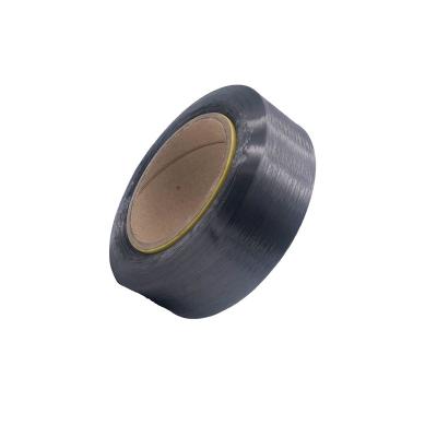 China Virgin OEM Polyester Dope Dye Thread Black FDY Filament For FDY 150D Yarn for sale