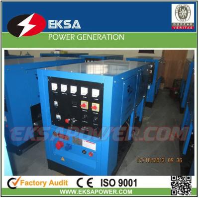 China Outdoor use two-wheel soundproof mobile 25kva diesel welder generating set with 200 welding machine for sale