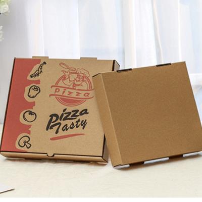 China 2022 Recycled Materials New Arrival Free Sample Folding Customized Recycle Pizza Box Food Grade Paper Pizza Box for sale