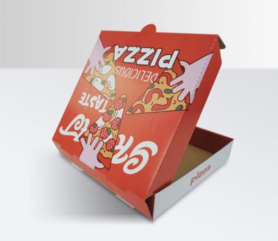 China Different Materials Style Recycled Manic Design Printing Printing Corrugated Recycled Paper Box For Pizza Box Supply for sale