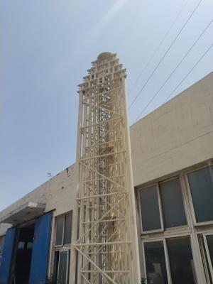 China 100ft Alu Tower Guyed Telescopic Tower Cell On Wheels Tower for sale