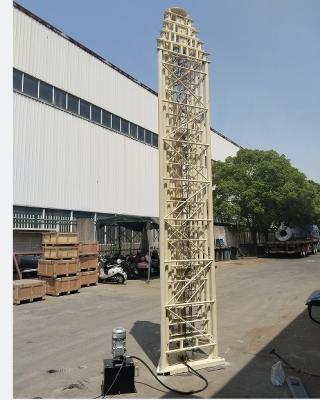 China Portable Static Lattice Telescopic Tower 25m Customizable Height High Payload for sale