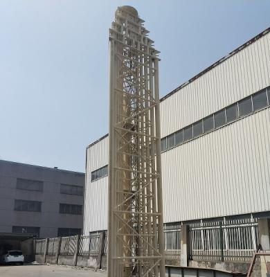 China 30m 100ft Portable Static Lattice Telescopic Tower Customizable Height High Payload for sale