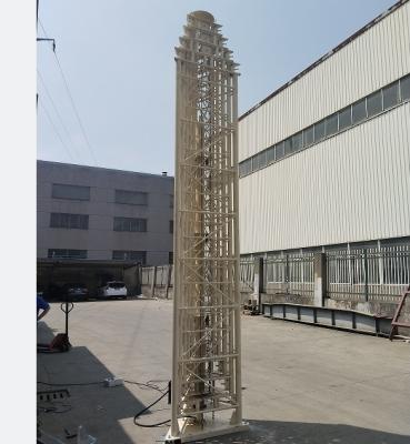 China Radio Amateur Telescopic Tower 30m 100ft Portable Static Lattice Customizable Height High Payload for sale