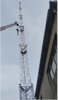 China 30m telescopic tower portable cell tower 100ft steel tower mobile tower for sale