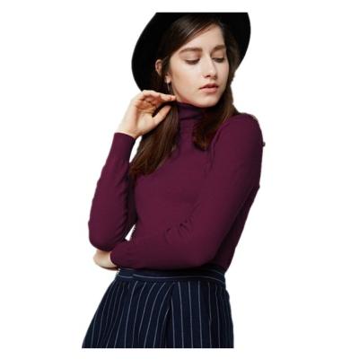 China 2017 Spring Women Anti-Shrink Turtle Neck Comfy Sweater for sale