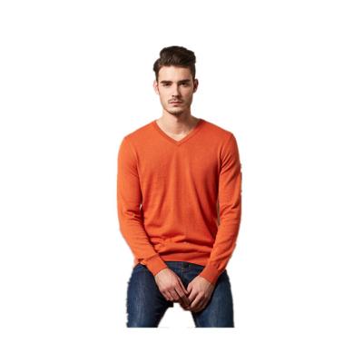 China 2017 Men's V-Neck Long Sleeve Autumn Casual Slim Fit Sweater Anti-Shrink for sale