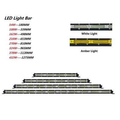 China All Cars 2021 New barra de luz led Para Automobile 2 Rows Auto Led Car Bar Auto Led Lighting System for sale