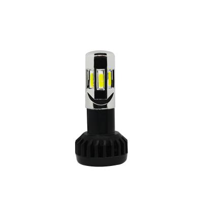 China High Power New Products H6 Ba20d Led Headlight 2000lm 3cob Bulb Motorbike Atv Scooter Motorbike Moto Led Head for sale