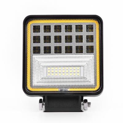 China All Cars Auto Light System Amber White Offroad Car And Truck Dual Color Rechargeable LED Work Light for sale