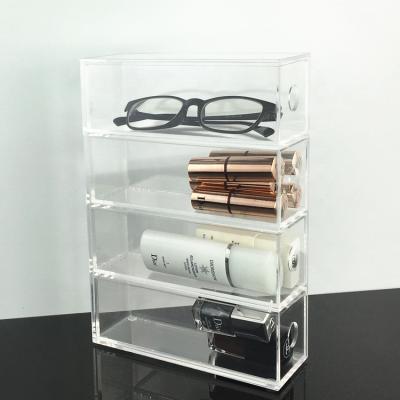 China Custom design custom clear acrylic lucite display case sunglasses display box for sale