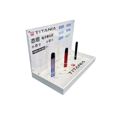 China 2021 Eco-Friendly E-Cig Custom Retail Counter Top Rack Best Selling Acrylic Display Racks for sale