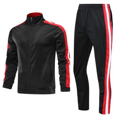 China Plus Size Sports Zipper Jacket Breathable Long Sleeve Pants Men's Casual Suit Sweatsuit for sale