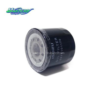 China Masters 5-87610117-0 Oil Filter 5876101170 for ISUZU NKR NPR 4HK1 Engine for sale