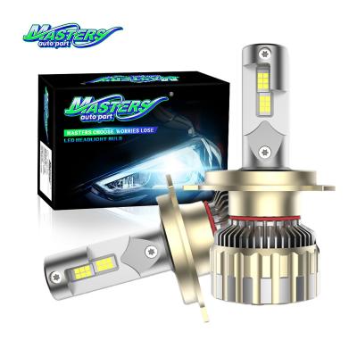 China Masters F12 120W 12000LM 6000K 3570 Chips 9005/9006/9012/H1/H4/H7/H11 LED Headlight Bulb for sale