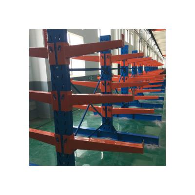 China High Strength Low Power Light Duty Cantilever Stretching Cantilever Industrial Steel Stretching Metal Light Duty Cantilever Rack for sale