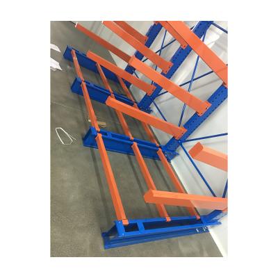 China Factory Wholesale High Strength Customized Practical Professional Cantilever Roll Out Stretching Double Side Cantilever Shelf for sale