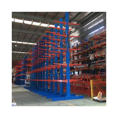 China Wholesale Price High Strength Customized Economy Practical Cantilever Steel Shelf Double Side Cantilever Shelf for sale