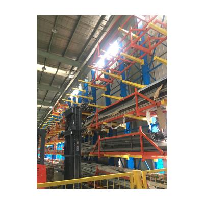 China 2021 High Strength New Customized Designed Practical Economy Cargo Truck Stretching Rolling Cantilever Racking for sale